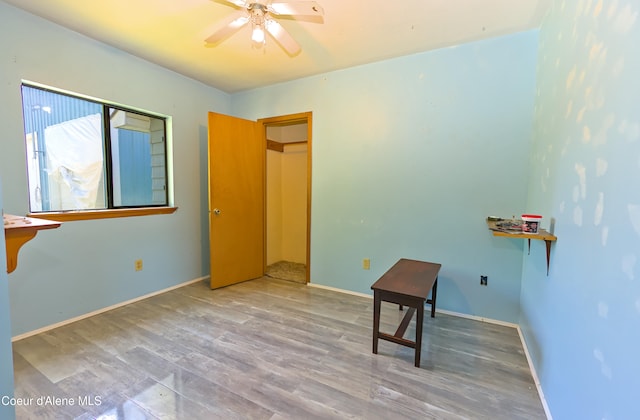 464 E Lincoln, Priest River, ID 83856 - unfurnished bedroom featuring wood finished floors and baseboards