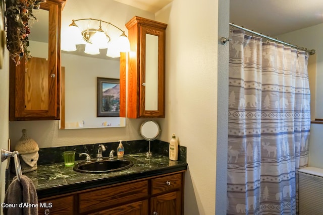 7672 W Carnie Rd, Coeur Dalene, ID 83814 - full bath with vanity and a shower with curtain
