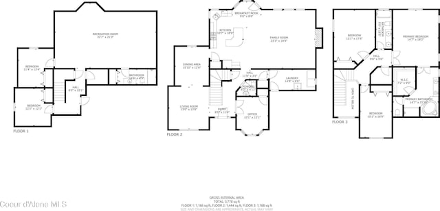23216 E Morris Rd, Newman Lake, WA 99025 - floor plan / room layout