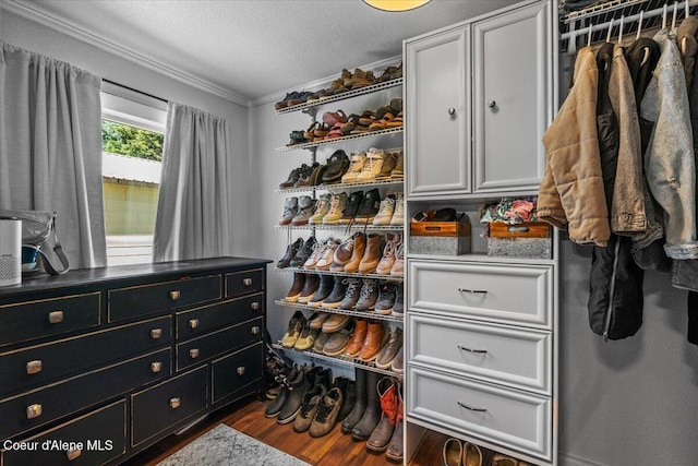 115 Fifth St, Osburn, ID 83849 - spacious closet featuring wood finished floors
