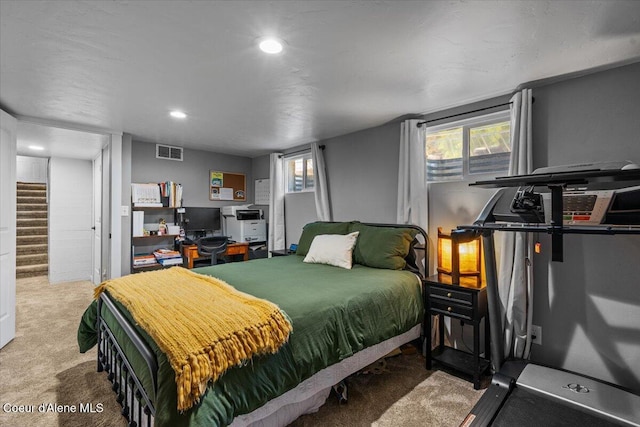 115 Fifth St, Osburn, ID 83849 - bedroom with carpet and recessed lighting