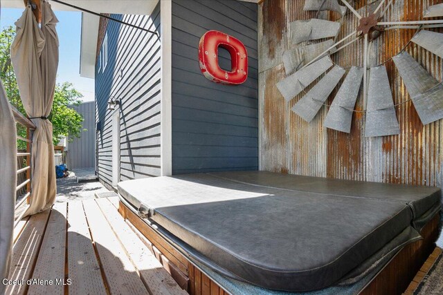 115 Fifth St, Osburn, ID 83849 - deck with a hot tub