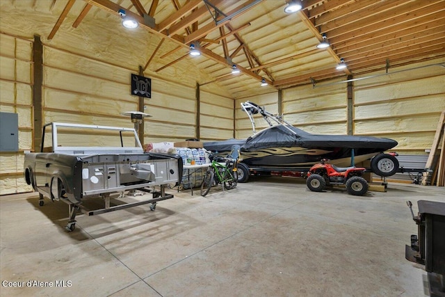 115 Fifth St, Osburn, ID 83849 - garage featuring electric panel