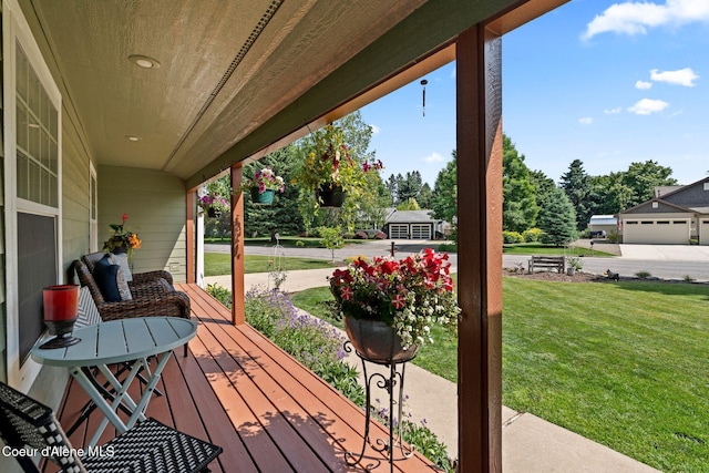 67 Spur Dr, Sandpoint, ID 83864 - porch with a yard