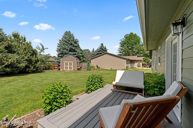 67 Spur Dr, Sandpoint, ID 83864 - deck with a shed