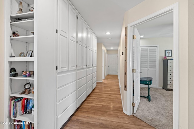 67 Spur Dr, Sandpoint, ID 83864 - hallway featuring recessed lighting and light wood-style flooring