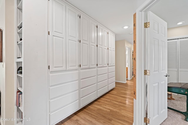 67 Spur Dr, Sandpoint, ID 83864 - hall featuring light wood-style floors and recessed lighting