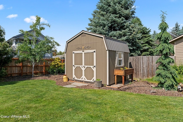67 Spur Dr, Sandpoint, ID 83864 - view of shed featuring a fenced backyard