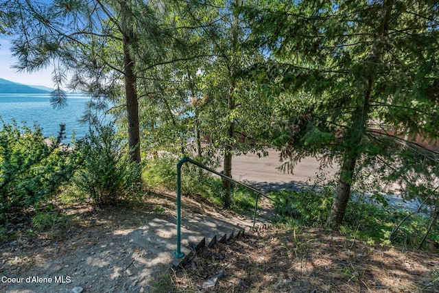 67 Spur Dr, Sandpoint, ID 83864 - view of yard featuring a water and mountain view