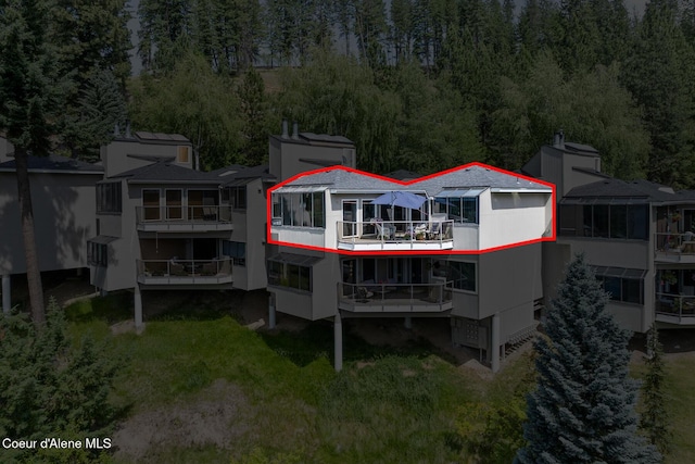 3574 E Tobler Rd # C16, Hayden, ID 83835 - rear view of property