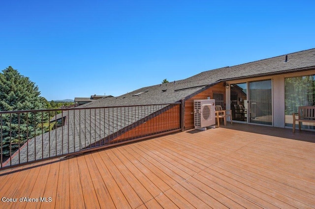 112 Holiday Loop Unit 838, Blanchard, ID 83804 - wooden deck with ac unit