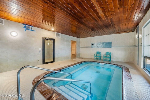 112 Holiday Loop Unit 838, Blanchard, ID 83804 - view of swimming pool featuring an in-ground hot tub and a swimming pool