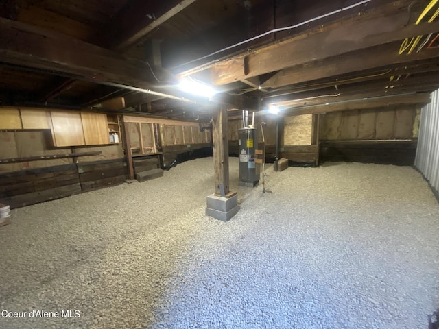 118 Faye St, Mullan, ID 83846 - unfinished basement with electric water heater