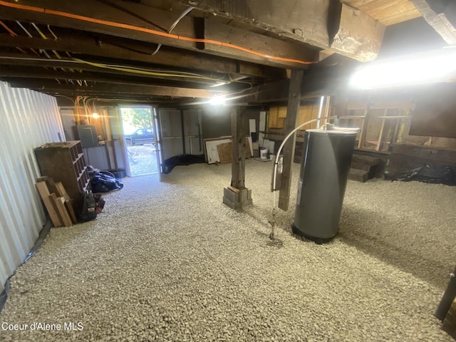 118 Faye St, Mullan, ID 83846 - basement featuring water heater