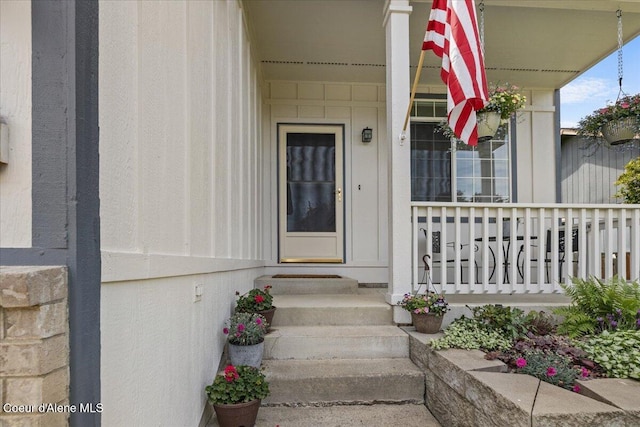 1748 W Durham Dr, Coeur Dalene, ID 83815 - view of exterior entry featuring covered porch