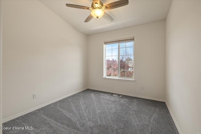 1748 W Durham Dr, Coeur Dalene, ID 83815 - carpeted empty room featuring baseboards and ceiling fan