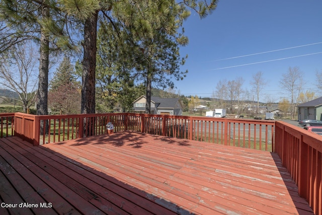 1364 C St, Plummer, ID 83851 - wooden deck with a residential view
