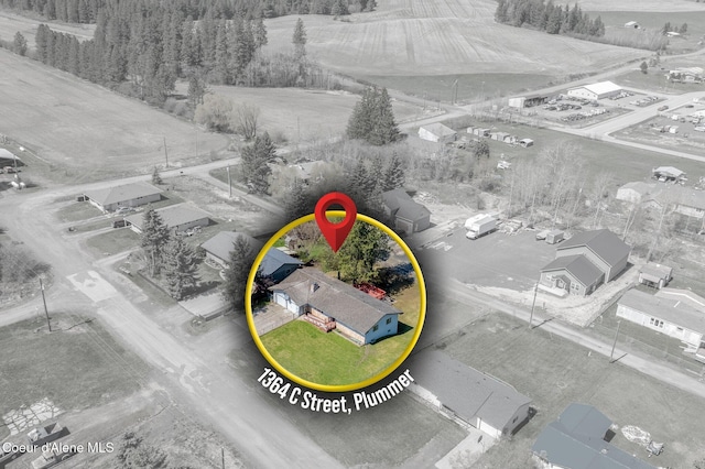 1364 C St, Plummer, ID 83851 - aerial view