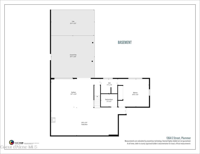 1364 C St, Plummer, ID 83851 - home floor plan