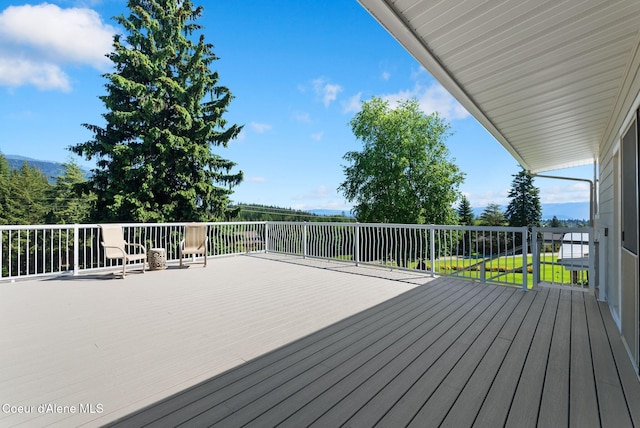 10851 W Pine St, Sandpoint, ID 83864 - view of wooden terrace