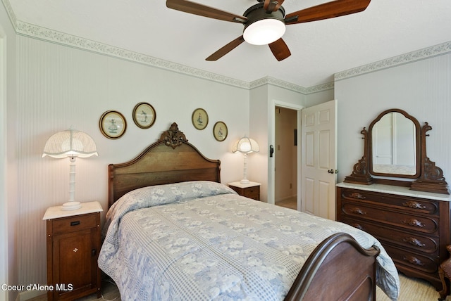 10851 W Pine St, Sandpoint, ID 83864 - bedroom with ceiling fan