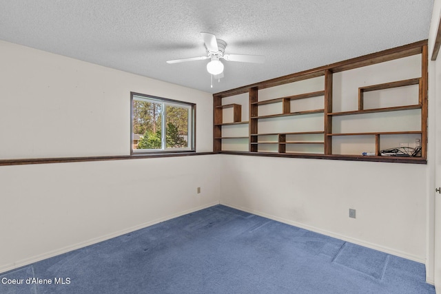221 S Ridgewood Dr, Post Falls, ID 83854 - carpeted spare room with a textured ceiling and ceiling fan