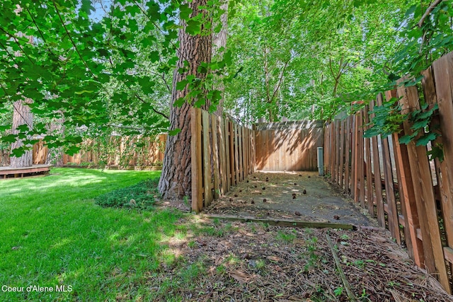 221 S Ridgewood Dr, Post Falls, ID 83854 - view of fenced backyard