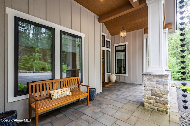 6767 S Renaissance Way, Coeur Dalene, ID 83814 - view of covered porch