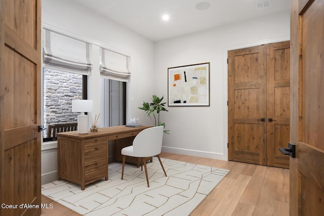 6767 S Renaissance Way, Coeur Dalene, ID 83814 - office space featuring light wood-style flooring and recessed lighting
