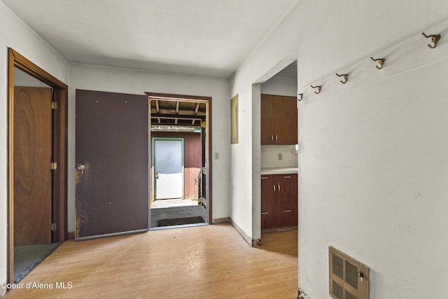 206 E 2nd Ave, Clark Fork, ID 83811 - hall featuring light wood-style floors
