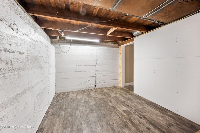 1215 N A St, Coeur Dalene, ID 83814 - unfinished below grade area featuring wood finished floors