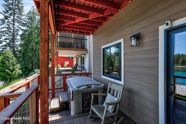 115 W Lakeview Blvd, Priest River, ID 83856 - wooden terrace featuring area for grilling