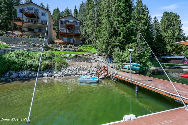 115 W Lakeview Blvd, Priest River, ID 83856 - dock with a water view