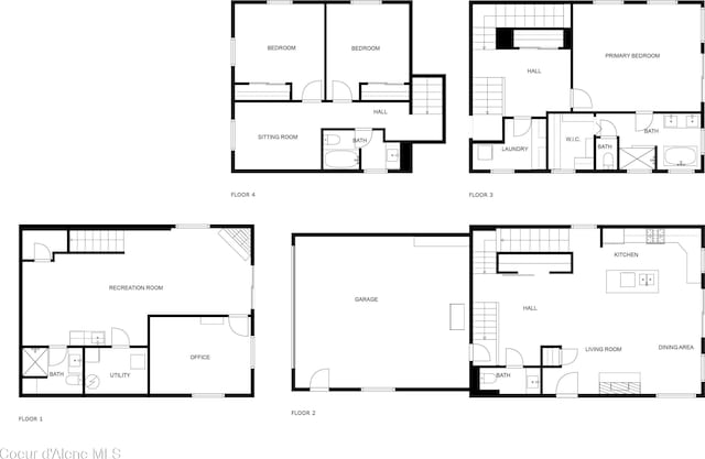 115 W Lakeview Blvd, Priest River, ID 83856 - view of property floor plan