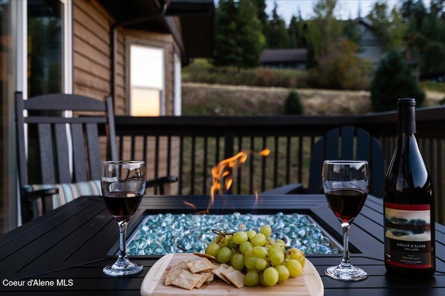 3889 E Avery Ln, Coeur Dalene, ID 83814 - view of wooden deck