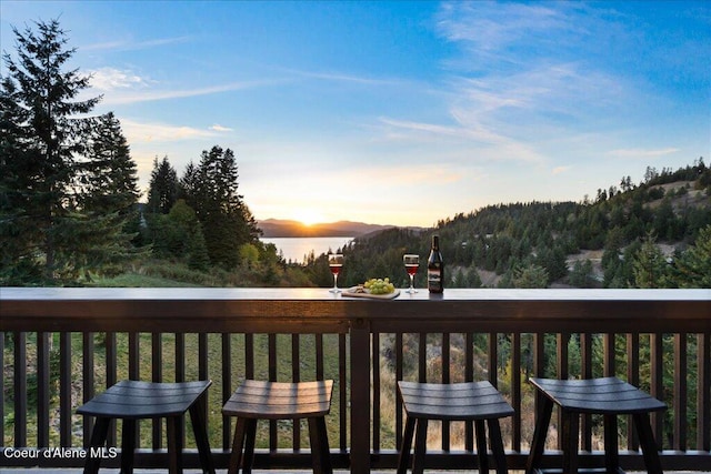 3889 E Avery Ln, Coeur Dalene, ID 83814 - view of wooden deck