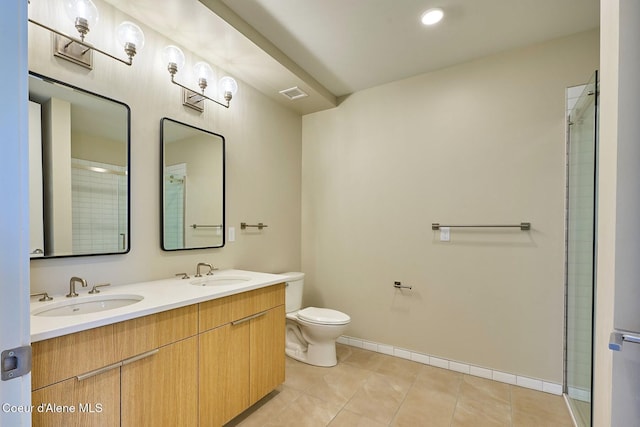 503 Cedar St # 203, Sandpoint, ID 83864 - full bath with double vanity, tile patterned floors, and a shower