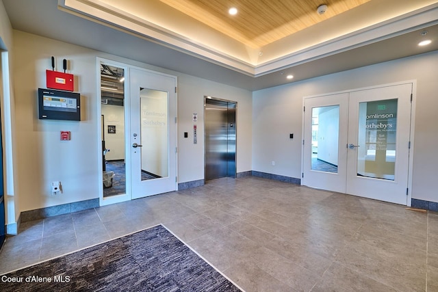 503 Cedar St # 203, Sandpoint, ID 83864 - common area with recessed lighting and wooden ceiling