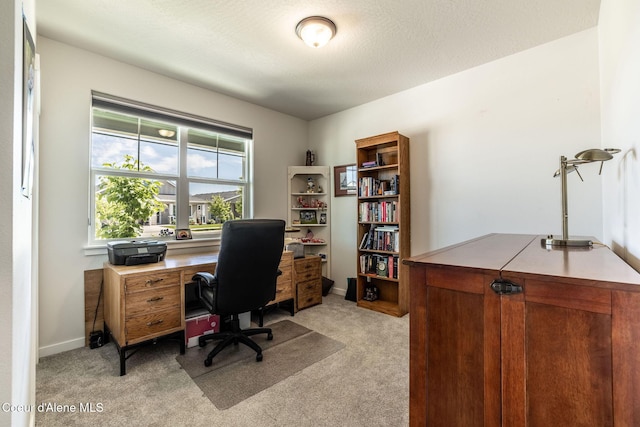 22830 E Bailey Ct, Liberty Lake, WA 99019 - office area featuring light colored carpet and baseboards