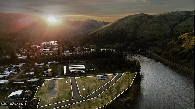 716 Raeder St, Kooskia, ID 83539 - view of property location featuring a water and mountain view
