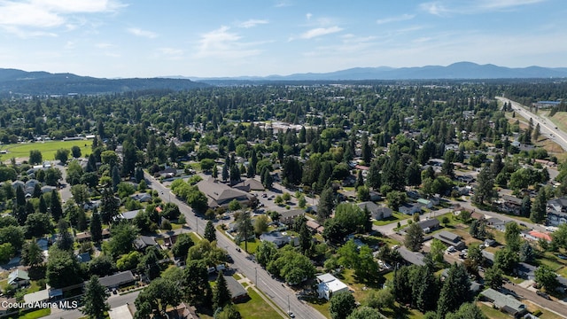 1901 E Pennsylvania Ave, Coeur Dalene, ID 83814 - aerial view of property and surrounding area with a mountain backdrop