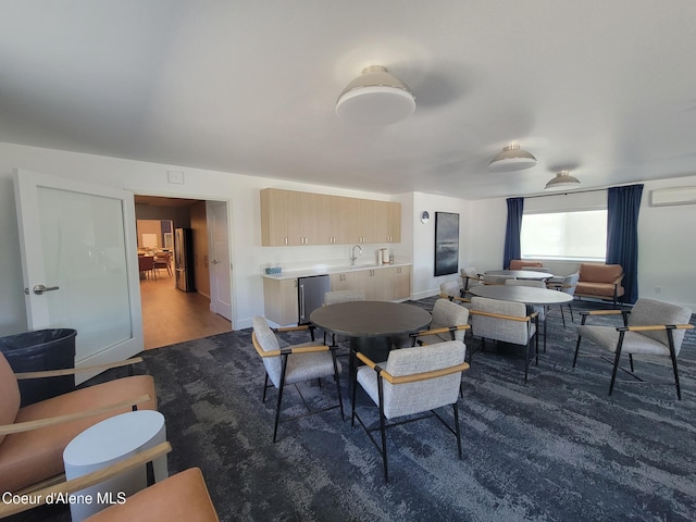 8706 W Sawtooth St, Rathdrum, ID 83858 - dining room featuring an AC wall unit