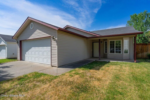 2533 W Grenoble Ln, Coeur Dalene, ID 83815 - ranch-style home featuring an attached garage and driveway