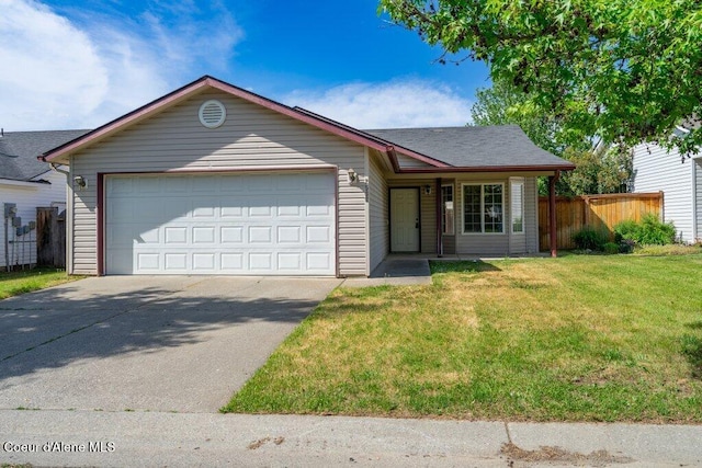 2533 W Grenoble Ln, Coeur Dalene, ID 83815 - single story home with an attached garage and concrete driveway