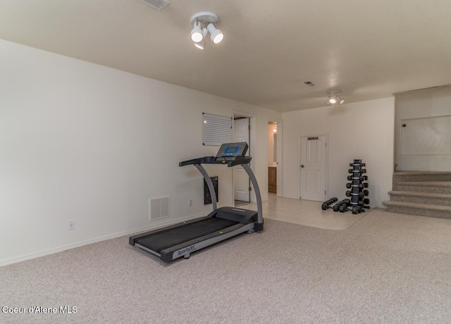 6531 Tannenbaum Cir, Bonners Ferry, ID 83805 - exercise area with carpet floors