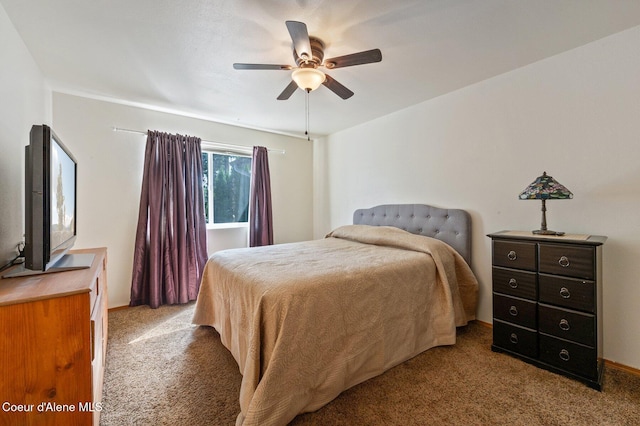 8562 N Audubon Dr, Hayden, ID 83835 - bedroom with carpet flooring and a ceiling fan