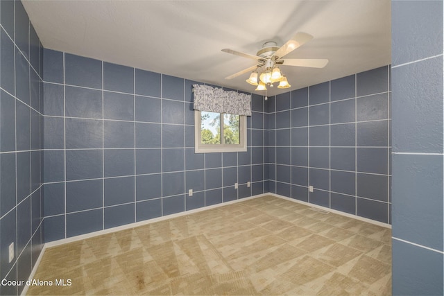 1502 N Melrose St, Coeur Dalene, ID 83814 - carpeted empty room with ceiling fan
