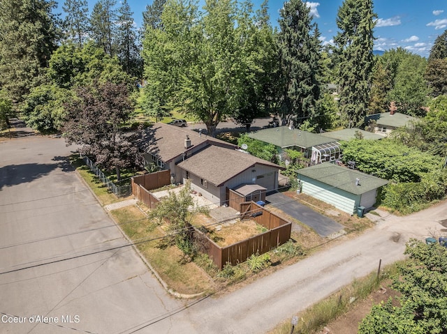 1502 N Melrose St, Coeur Dalene, ID 83814 - view from above of property