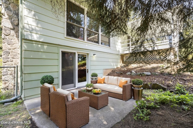 4206 W Appaloosa Rd, Coeur Dalene, ID 83815 - view of patio featuring outdoor lounge area