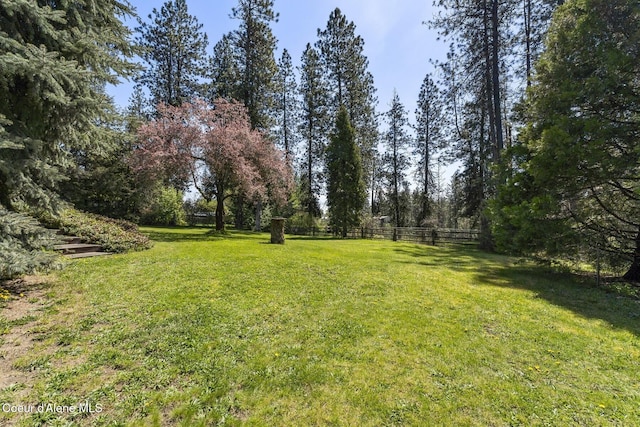 4206 W Appaloosa Rd, Coeur Dalene, ID 83815 - view of yard